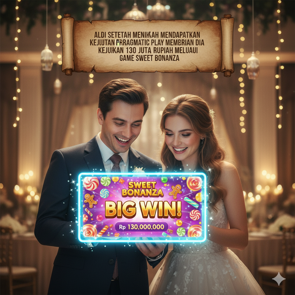 Aldi Setelah Menikah Mendapatkan Kejutan Pragmatic Play Memberikan Dia Kejutan 130 Juta Rupiah Melalui Game Sweet Bonanza