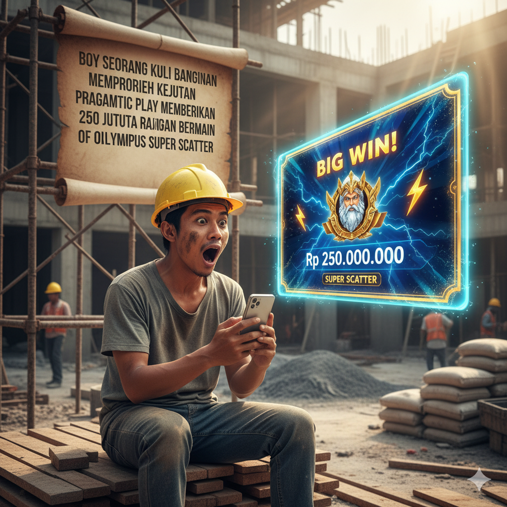Boy Seorang Kuli Bangunan Memperoleh Kejutan Pragmatic Play Memberikan 250 Juta Rupiah Dengan Bermain Gates of Olympus Super Scatter