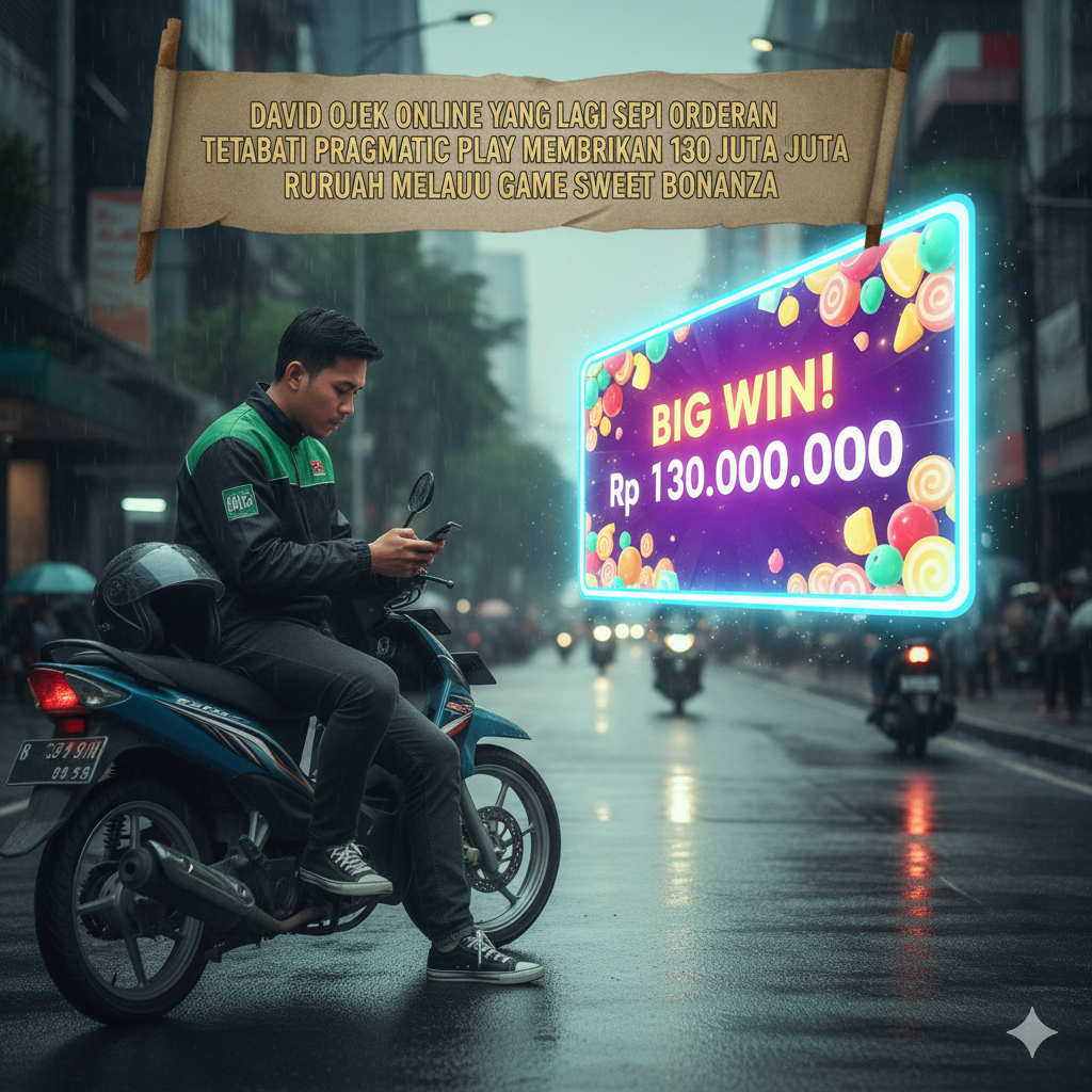David Ojak Online Yang Lagi Sepi Orderan Tetapi Pragmatic Play Memberikan Dia Kejutan 130 Juta Rupiah Melalui Game Sweet Bonanza