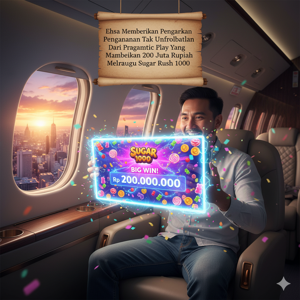 Ehsa Memberikan Pengalaman Tak Terlupakan Dari Pragmatic Play Yang Memberikan 200 Juta Rupiah Melalui Sugar Rush 1000